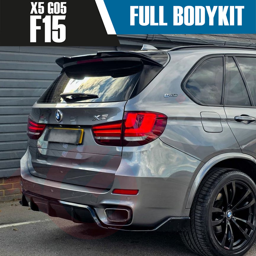 BMW X5 F15 2013 - 2018 GLOSS BLACK G05 STYLE FULL BODYKIT