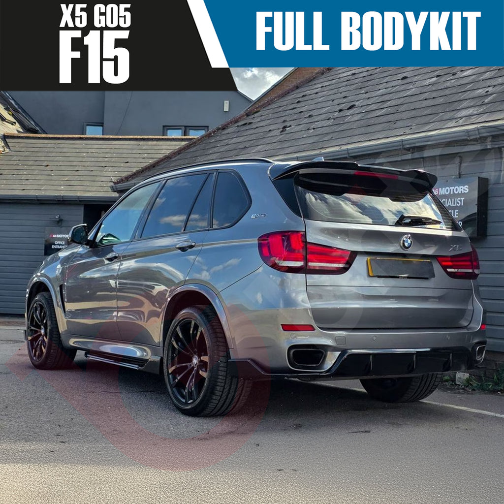 BMW X5 F15 2013 - 2018 GLOSS BLACK G05 STYLE FULL BODYKIT