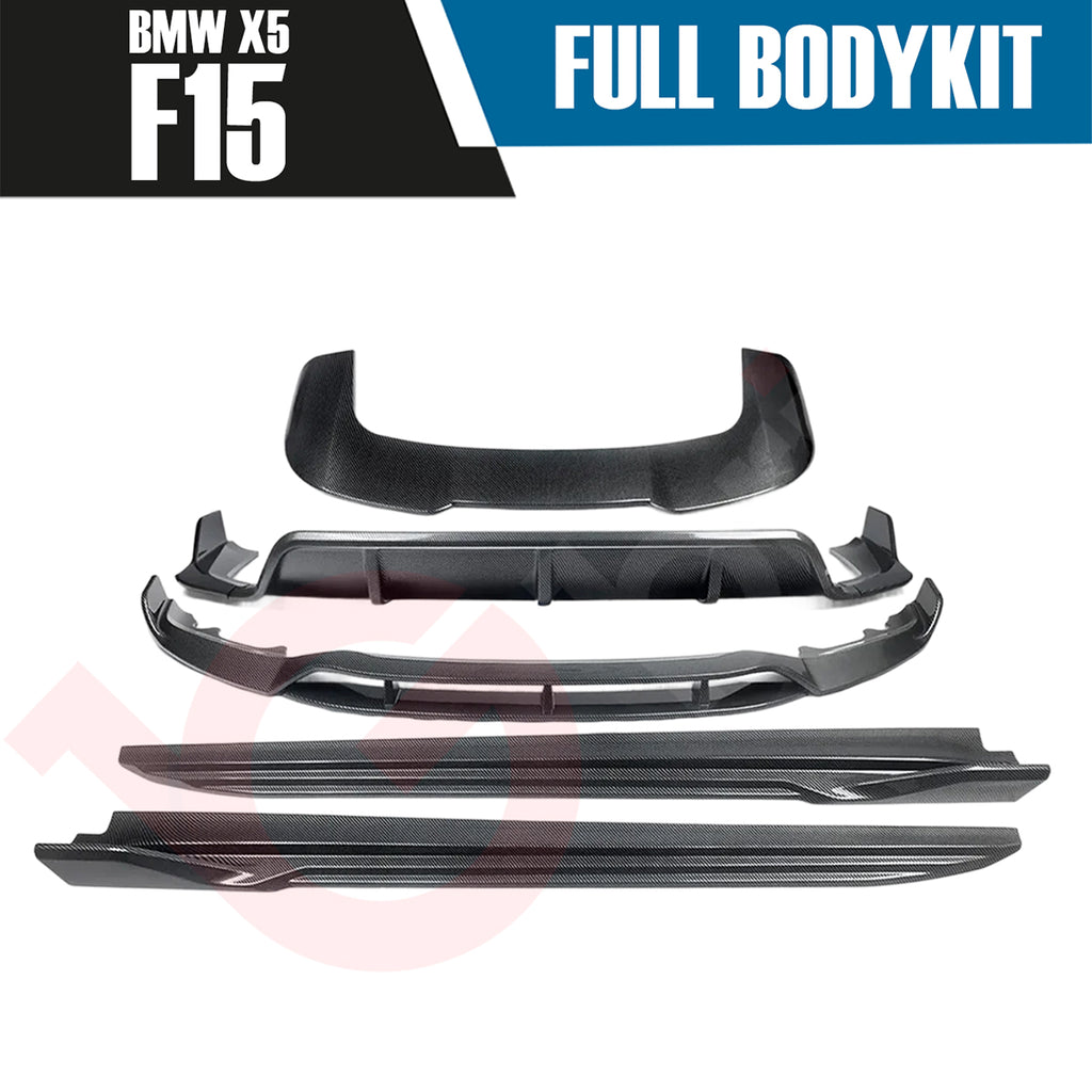 BMW X5 F15 2013 - 2018 CARBON FIBRE STYLE G05 STYLE FULL BODYKIT