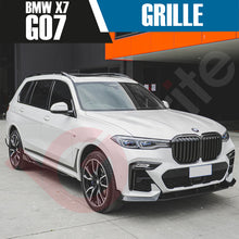 Load image into Gallery viewer, BMW X7 G07 2019-2022 GLOSS BLACK SINGLE SLAT STYLE FRONT KIDNEY GRILLE
