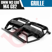 Load image into Gallery viewer, BMW G80 M3 G82 G83 M4 2021+ GLOSSY BLACK CSL STYLE FRONT KIDNEY GRILLE