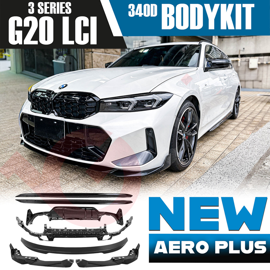BMW 3 SERIES G20 LCI 2023+ GLOSS BLACK FULL BODYKIT