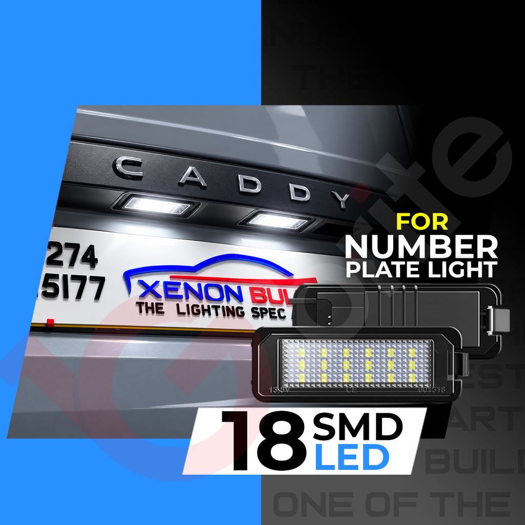 Gbrite VW Caddy MK5 LED Upgrade Kit H7 H15 DRL & Number Plate Lights (2021–2026)