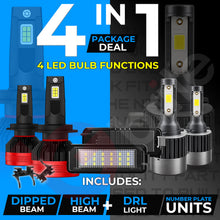 Load image into Gallery viewer, Gbrite VW Caddy MK5 LED Upgrade Kit H7 H15 DRL &amp; Number Plate Lights (2021–2026)