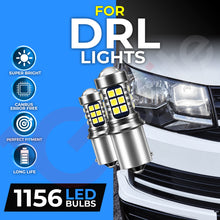 Load image into Gallery viewer, Gbrite 1156 P21W LED daytime running light bulbs included in the VW Transporter H4 lighting package