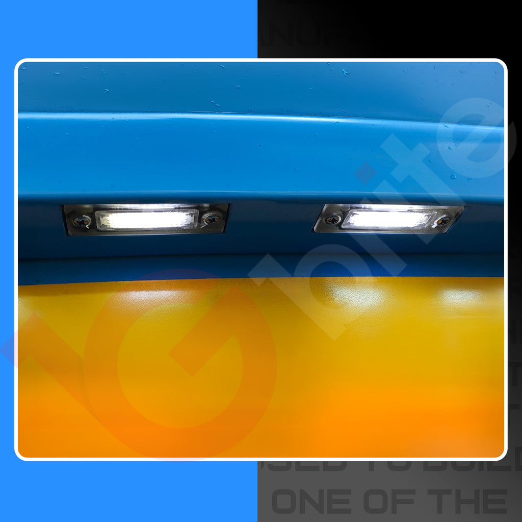 2x 18 LED NUMBER PLATE LIGHT UNITS 5500K XENON WHITE FOR VW CADDY TRANSPORTER T5 T6