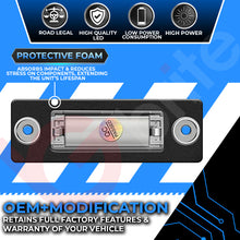 Load image into Gallery viewer, 2x 18 LED NUMBER PLATE LIGHT UNITS 5500K XENON WHITE FOR VW CADDY TRANSPORTER T5 T6