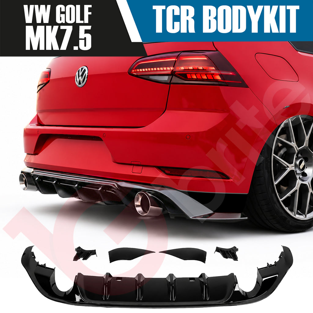 VW GOLF MK7.5 GTI GTD TCR FULL BODYKIT FRONT SPLITTER SIDE SKIRTS SPOILER