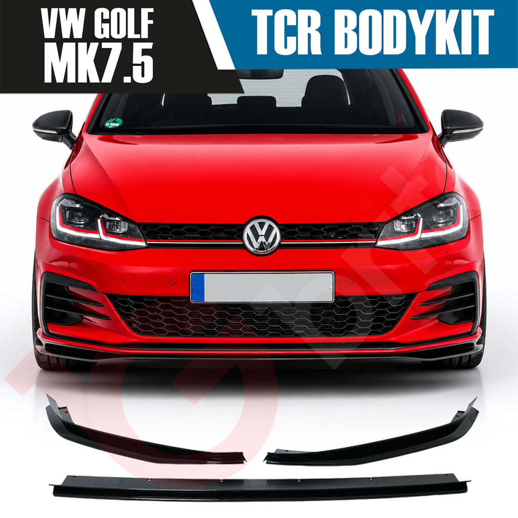 VW GOLF MK7.5 GTI GTD TCR FULL BODYKIT FRONT SPLITTER SIDE SKIRTS SPOILER