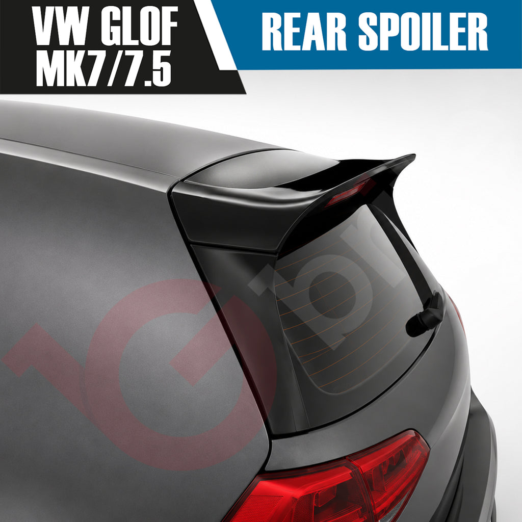 VW Golf 7 & 7.5 Standard Clubsport Gloss Black Rear Roof Spoiler 2013-2019