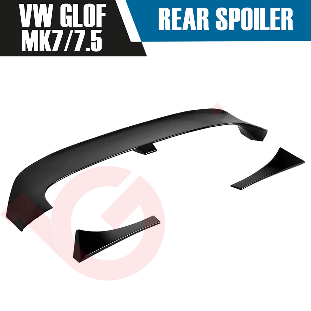 VW Golf 7 & 7.5 Standard Clubsport Gloss Black Rear Roof Spoiler 2013-2019