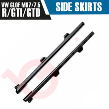 Load image into Gallery viewer, VW Golf MK7 AND MK7.5 GTI GTD R Gloss Black Side Skirts 2014-2020