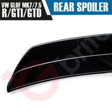 Load image into Gallery viewer, VW GOLF MK7 &amp; 7.5 GTI GTD &amp; R GLOSS BLACK REAR ROOF BOOT SPOILER 2013-2019
