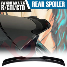 Load image into Gallery viewer, VW GOLF MK7 &amp; 7.5 GTI GTD &amp; R GLOSS BLACK REAR ROOF BOOT SPOILER 2013-2019