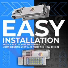 Load image into Gallery viewer, VW GOLF MK5 MK6 MK7 MK7.5 18 SMD LED FOOTWELL LIGHT UNITS OEM REPLACEMENT PLUG &amp; PLAY