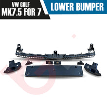 Load image into Gallery viewer, VW GOLF MK7 COMPLETE FRONT BUPMER KIT MK7.5 GTI GTD STYLE PP PRIMER PLASTIC 2013–2016