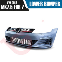Load image into Gallery viewer, VW GOLF MK7 COMPLETE FRONT BUPMER KIT MK7.5 GTI GTD STYLE PP PRIMER PLASTIC 2013–2016