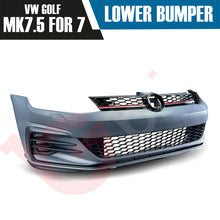 Load image into Gallery viewer, VW GOLF MK7 COMPLETE FRONT BUPMER KIT MK7.5 GTI GTD STYLE PP PRIMER PLASTIC 2013–2016