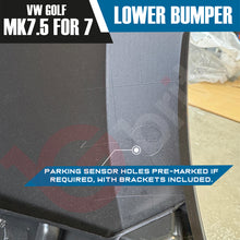 Load image into Gallery viewer, VW GOLF MK7 COMPLETE FRONT BUPMER KIT MK7.5 GTI GTD STYLE PP PRIMER PLASTIC 2013–2016