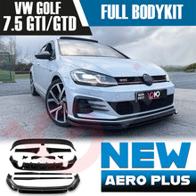 Load image into Gallery viewer, VW GOLF MK7.5 GTI &amp; GTD FULL BODYKIT FRONT SPLITTER SIDE SKIRTS DIFFUSER SPOILER 2017-2020
