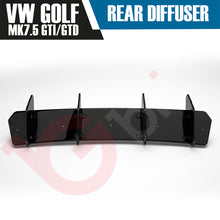 Load image into Gallery viewer, BLACK REAR BUMPER DIFFUSER EXTENSIONS FOR VW GOLF MK7.5 GTI GTD 2017-2020