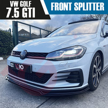 Load image into Gallery viewer, VW GOLF MK7.5 GTI GTD VOKO RACING GLOSS BLACK FRONT BUMPER SPLITTER LIP