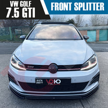 Load image into Gallery viewer, VW GOLF MK7.5 GTI GTD VOKO RACING GLOSS BLACK FRONT BUMPER SPLITTER LIP