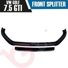 Load image into Gallery viewer, VW GOLF MK7.5 GTI GTD VOKO RACING GLOSS BLACK FRONT BUMPER SPLITTER LIP