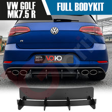 Load image into Gallery viewer, VW GOLF MK7.5 R FULL BODYKIT FRONT SPLITTER SIDE SKIRTS DIFFUSER SPOILER 2017-2020