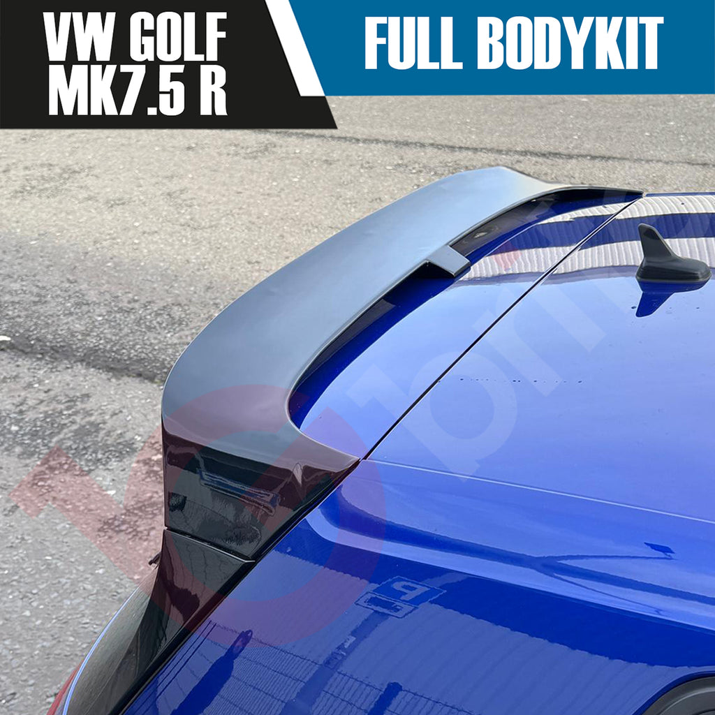 VW GOLF MK7.5 R FULL BODYKIT FRONT SPLITTER SIDE SKIRTS DIFFUSER SPOILER 2017-2020