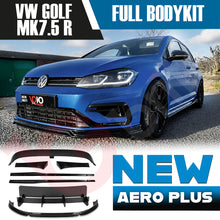 Load image into Gallery viewer, VW GOLF MK7.5 R FULL BODYKIT FRONT SPLITTER SIDE SKIRTS DIFFUSER SPOILER 2017-2020