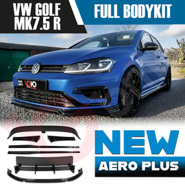 VW GOLF MK7.5 R FULL BODYKIT FRONT SPLITTER SIDE SKIRTS DIFFUSER SPOILER 2017-2020
