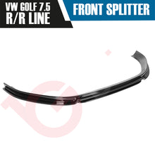 Load image into Gallery viewer, VW GOLF MK7.5 R VOKO RACING GLOSS BLACK FRONT BUMPER SPLITTER LIP