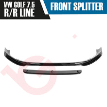 Load image into Gallery viewer, VW GOLF MK7.5 R VOKO RACING GLOSS BLACK FRONT BUMPER SPLITTER LIP