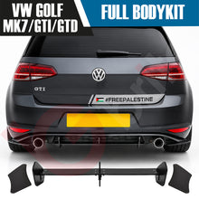 Load image into Gallery viewer, VW GOLF MK7 GTI &amp; GTD FULL BODYKIT FRONT SPLITTER SIDE SKIRTS DIFFUSER SPOILER 2013-2016