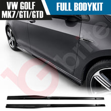 Load image into Gallery viewer, VW GOLF MK7 GTI &amp; GTD FULL BODYKIT FRONT SPLITTER SIDE SKIRTS DIFFUSER SPOILER 2013-2016