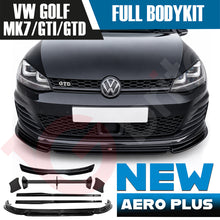 Load image into Gallery viewer, VW GOLF MK7 GTI &amp; GTD FULL BODYKIT FRONT SPLITTER SIDE SKIRTS DIFFUSER SPOILER 2013-2016
