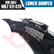 Load image into Gallery viewer, VOLKSWAGEN GOLF MK7 GTD GTI COMPLETE FRONT BUMPER KIT PRIMER PP PLASTIC