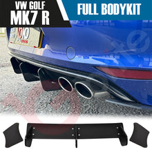 Load image into Gallery viewer, VW GOLF MK7 R FULL BODYKIT FRONT SPLITTER SIDE SKIRTS DIFFUSER SPOILER 2013-2016