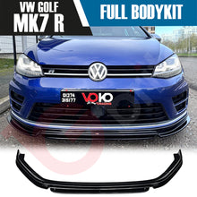 Load image into Gallery viewer, VW GOLF MK7 R FULL BODYKIT FRONT SPLITTER SIDE SKIRTS DIFFUSER SPOILER 2013-2016