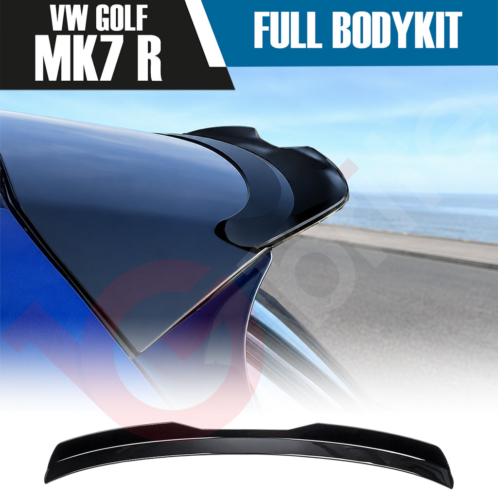 VW GOLF MK7 R FULL BODYKIT FRONT SPLITTER SIDE SKIRTS DIFFUSER SPOILER 2013-2016