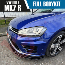 Load image into Gallery viewer, VW GOLF MK7 R FULL BODYKIT FRONT SPLITTER SIDE SKIRTS DIFFUSER SPOILER 2013-2016