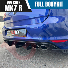 Load image into Gallery viewer, VW GOLF MK7 R FULL BODYKIT FRONT SPLITTER SIDE SKIRTS DIFFUSER SPOILER 2013-2016