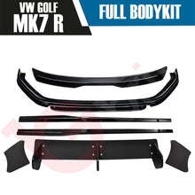 Load image into Gallery viewer, VW GOLF MK7 R FULL BODYKIT FRONT SPLITTER SIDE SKIRTS DIFFUSER SPOILER 2013-2016