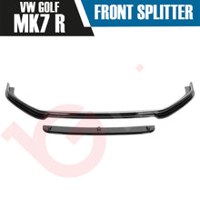 Load image into Gallery viewer, VW GOLF MK7 R VOKO RACING GLOSS BLACK FRONT BUMPER SPLITTER LIP