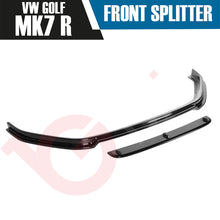 Load image into Gallery viewer, VW GOLF MK7 R VOKO RACING GLOSS BLACK FRONT BUMPER SPLITTER LIP