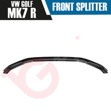 Load image into Gallery viewer, VW GOLF MK7 R VOKO RACING GLOSS BLACK FRONT BUMPER SPLITTER LIP
