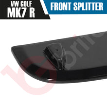 Load image into Gallery viewer, VW GOLF MK7 R VOKO RACING GLOSS BLACK FRONT BUMPER SPLITTER LIP