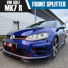 Load image into Gallery viewer, VW GOLF MK7 R VOKO RACING GLOSS BLACK FRONT BUMPER SPLITTER LIP