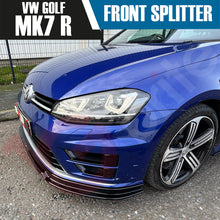 Load image into Gallery viewer, VW GOLF MK7 R VOKO RACING GLOSS BLACK FRONT BUMPER SPLITTER LIP
